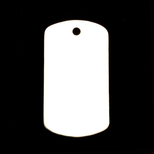 Dog Tag Style ID Tags (3 tags w/ chain) Thumbnail