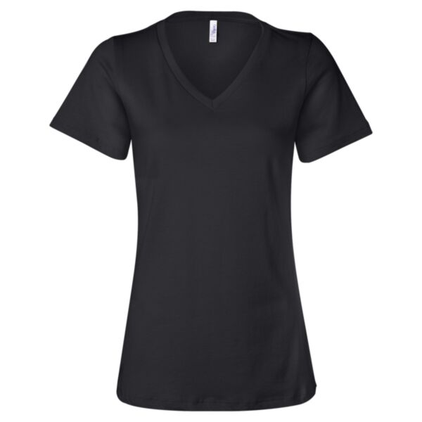 Women's Relaxed Short Sleeve Jersey V-Neck Tee Thumbnail